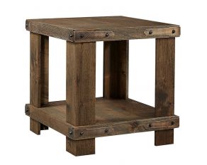 Sawyer End Table in Brindle