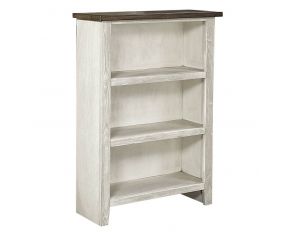 Eastport 48 Bookcase with 2 fixed shelves in Drifted White