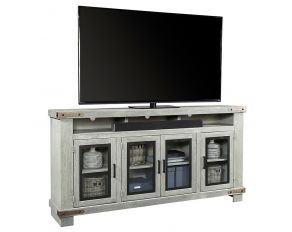 Sawyer 78 Highboy Console in Lighthouse Grey