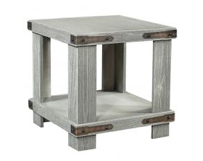 Sawyer End Table in Lighthouse Grey