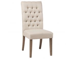 Gadsden Tufted Back Dining Chairs in Vineyard Oak