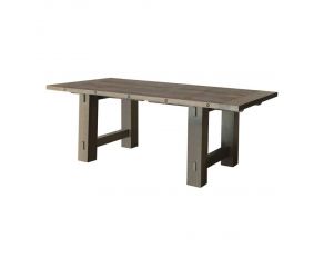 Calandra Rectangle Dining Table With Extension Leaf Vintage Java