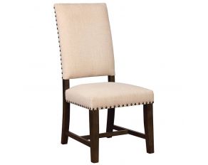 Upholstered Side Chairs in Beige