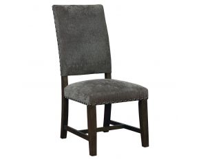 Upholstered Side Chairs in Warm Grey