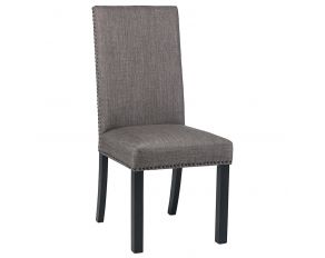 Jamestown Upholstered Side Chairs in Charcoal