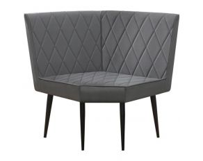 Moxee Corner Bench in Grey