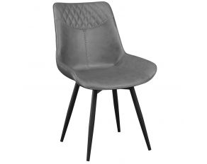 Upholstered Side Chairs in Grey