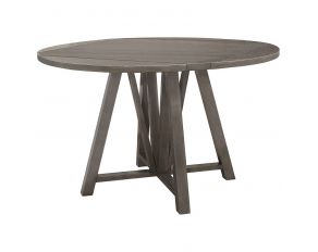 Athens Round Counter Height Table With Drop Leaf in Barn Grey