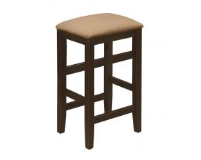 Carmina Counter Height Stools Cappuccino