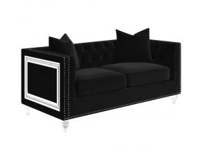 Delilah Loveseat in Black