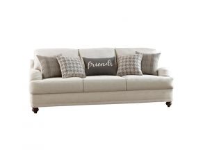 Glenn Cushion Back Sofa in Light Grey