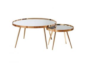 Sophia Coffee Table Set in Gold