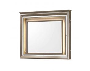 Saville Row Mirror in Platinum