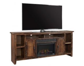 Aspen Home Alder Grove 84" Fireplace Console in Tobacco