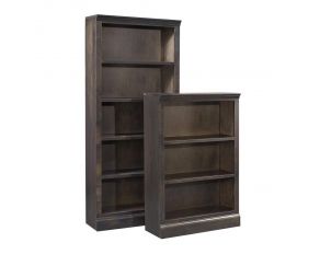 Churchill 60 Bookcase with 3 fixed shelves in Ghost Black