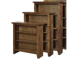 Alder Grove 60 inch Bookcase in Fruitwood