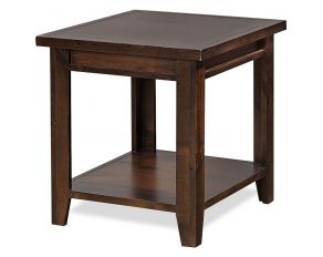 Alder Grove End Table in Tobacco