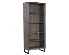 Harper Point Open Bookcase in Fossil