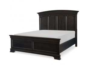 Townsend Queen Arched Panel Bed in Dark Sepia