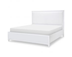 Summerland King Upholstered Bed in White