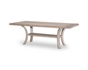 Halifax Trestle Table in Light Flax