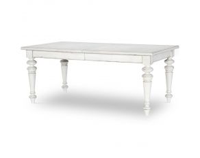 Cottage Park Leg Table in Aged White