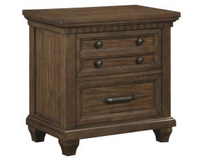 Bennington Nightstand in Acacia Brown