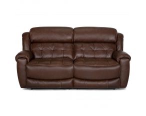 Corwin Double Reclining Two Seat Sofa in Dakota Brown