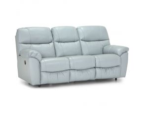 Cabot Manual Reclining Sofa in Bison Aqua