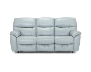 Cabot Power Reclining Sofa with Integrated USB Port in Bison Aqua