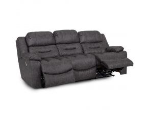 Decker Power Reclining Sofa with Integrated USB Port in Easter Slate