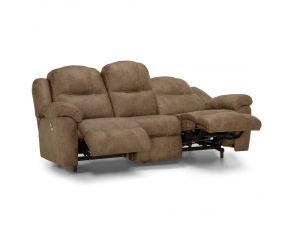 Franklin Victory Power Reclining Sofa with USB Port in CommodoreTan