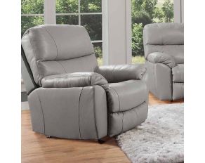 Cabot Power Rocker Recliner with Integrated USB Port in Bison Light Gray