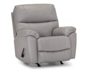 Cabot Manual Rocker Recliner in Bison Light Gray