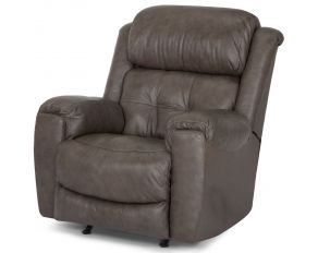 Corwin Power Rocker Recliner with Integrated USB Port in Dakota Grey