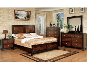 Patra Panel Bedroom Collections in Acacia Walnut