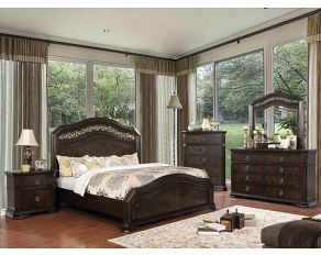 Calliope Panel Bedroom Collections in Espresso