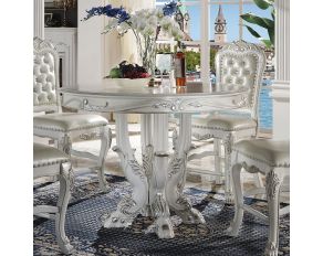 Dresden Round Counter Height Table in Bone White