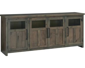 Finnegan 78 Inch Console with 4 Doors in Sandy Brown