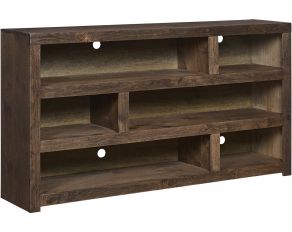 Mackenzie 73 Inch Highboy Open Console in Brindle