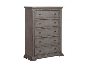 Big Valley 5 Drawer Chest in Graystone