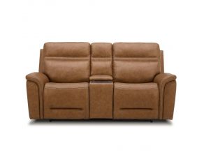 Cooper Triple Power Loveseat in Camel