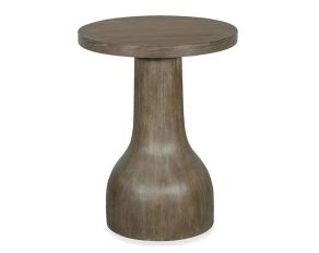 Bosley Round Accent Table in Porpoise