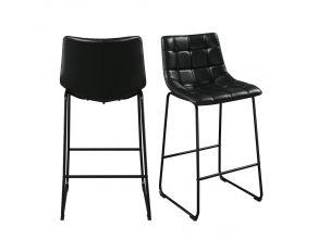 Seth 31 Inch Bar Stool in Distressed Black