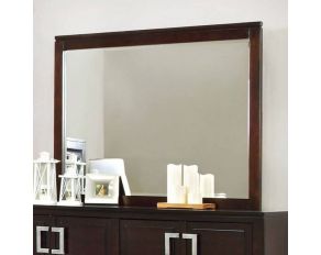 Balfour Mirror in Brown Cherry