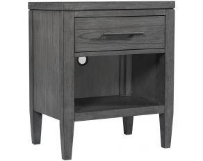 Preston 1 Drawer Nightstand in Urbane Grey