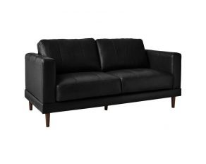 Hampton Loveseat in Fiero Black Finish