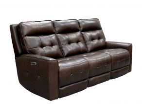 Canterbury Zero Gravity Power Reclining Sofa in Acorn