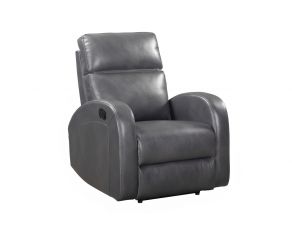 Devin Manual Recliner in Pebble Grey