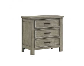 Sullivan 3 Drawer Nightstand in Drift Grey